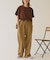【GEVACO】ワンポイントロゴチェーン刺繍半袖Tシャツ