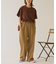 【GEVACO】ワンポイントロゴチェーン刺繍半袖Tシャツ