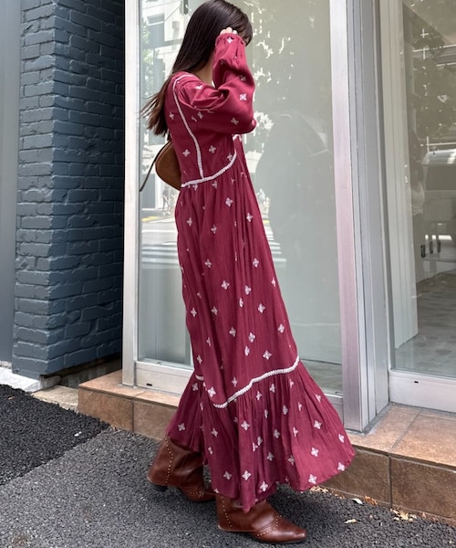 indiaエンブロイダリー刺繍ワンピ｜チャオパニックティピーの