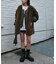 【etsinta】ファー切替ジャケット