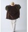 【etsinta】ファー切替ジャケット