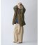 【etsinta】ファー切替ジャケット