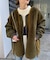 【etsinta】ファー切替ジャケット
