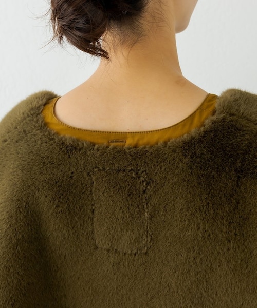 出品3/17まで！美品✾etsinta/エシンタ　ファー切替ジャケット etsinta/エシンタ】ファー切替ジャケット｜チャオパニック