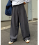 【UNISEX】NEWタックボリュームワイドパンツ
