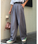 【UNISEX】NEWタックボリュームワイドパンツ