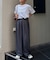 【UNISEX】NEWタックボリュームワイドパンツ