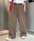 【UNISEX】NEWタックボリュームワイドパンツ