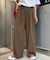 【UNISEX】NEWタックボリュームワイドパンツ