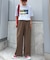 【UNISEX】NEWタックボリュームワイドパンツ