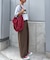 【UNISEX】NEWタックボリュームワイドパンツ