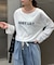 コットンナイロンシアーカラーロゴTee