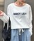 コットンナイロンシアーカラーロゴTee