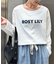 コットンナイロンシアーカラーロゴTee