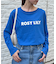 コットンナイロンシアーカラーロゴTee