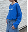 コットンナイロンシアーカラーロゴTee