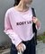 コットンナイロンシアーカラーロゴTee