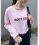 コットンナイロンシアーカラーロゴTee