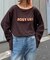 コットンナイロンシアーカラーロゴTee