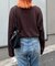 コットンナイロンシアーカラーロゴTee