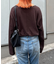 コットンナイロンシアーカラーロゴTee
