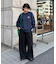 【ojisan】ワンポイント刺繍裏毛スウェットクルー