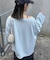 シアースラブボーダーワンポイント刺繍オーバTee