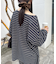 シアースラブボーダーワンポイント刺繍オーバTee
