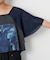 etsintaリメイクメッシュフレアtee