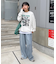 【ユニセックス】SUITCH RECORDビックシルエット加工スウェット
