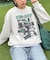 【ユニセックス】SUITCH RECORDビックシルエット加工スウェット
