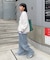 【ユニセックス】SUITCH RECORDビックシルエット加工スウェット