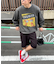 【ユニセックス】SUITCH RECORDビックシルエット加工スウェット
