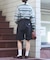 【GEVACO】ウエストタブハーフパンツ