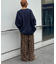 【UNISEX】ネルチェックタックボリュームワイドパンツ