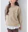 【KIDS】【FOX×TYPY】ピグメント加工ワンポイントロンTEE