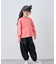 【KIDS】【FOX×TYPY】ピグメント加工ワンポイントロンTEE