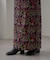【aguni】ベロア刺繍ナロースカート