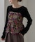 【aguni】ベロア刺繍ビスチェ