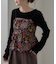 【aguni】ベロア刺繍ビスチェ