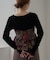 【aguni】ベロア刺繍ビスチェ