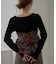 【aguni】ベロア刺繍ビスチェ