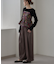 【aguni】ベロア刺繍ビスチェ