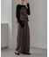 【aguni】ベロア刺繍ビスチェ