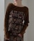 【aguni】ベロア刺繍ビスチェ