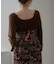 【aguni】ベロア刺繍ビスチェ