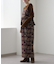 【aguni】ベロア刺繍ビスチェ