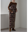 【aguni】ベロア刺繍ビスチェ
