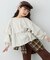 【WEB限定】【KIDS】ピグメント加工フリルスウェット