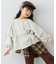 【WEB限定】【KIDS】ピグメント加工フリルスウェット